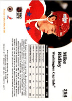 1991 Pro Set Mike Ridley #254