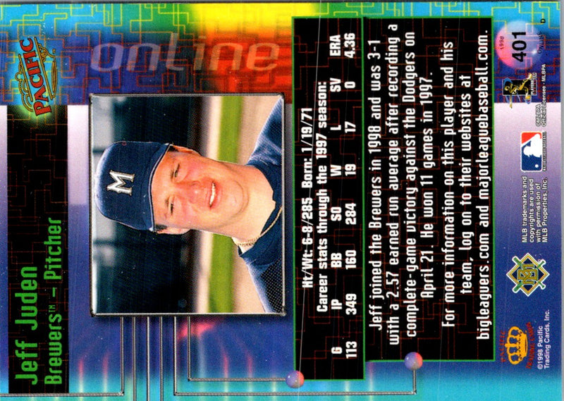 1998 Pacific Online Jeff Juden