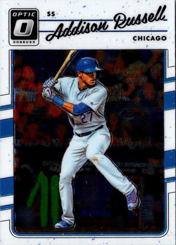 2017 Donruss Optic Addison Russell #80