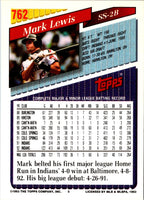 1993 Topps Gold Mark Lewis #762