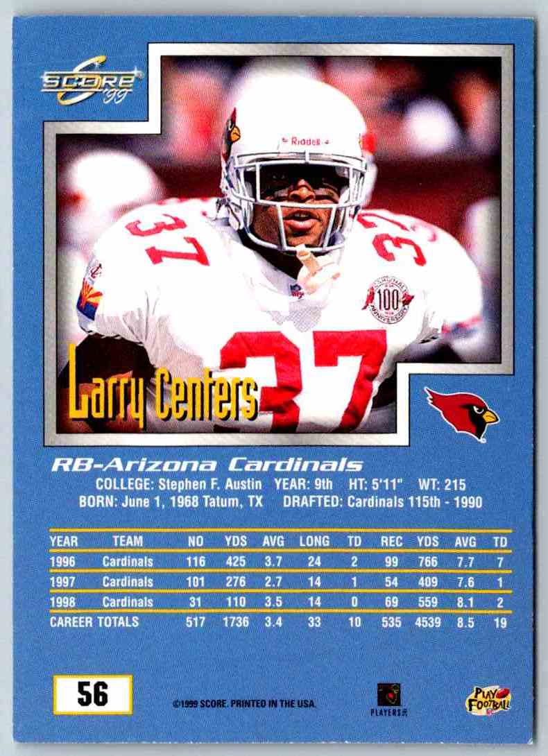 1999 Score Larry Centers