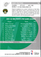 2002 Topps Ten Gary Payton #10
