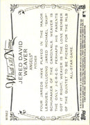 2012 Topps Allen & Ginter What's in a Name? Jered Weaver