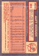 1984 O-Pee-Chee Matt Keough