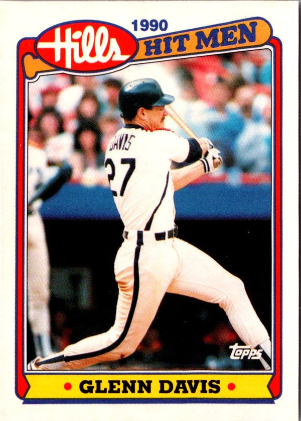 1990 Topps Hills Hit Men Glenn Davis #22