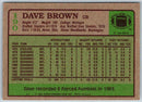 1985 Topps Dave Brown