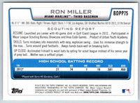 2012 Bowman Ron Miller #BDPP75