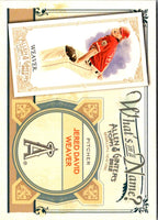 2012 Topps Allen & Ginter What's in a Name? Jered Weaver #WIN62