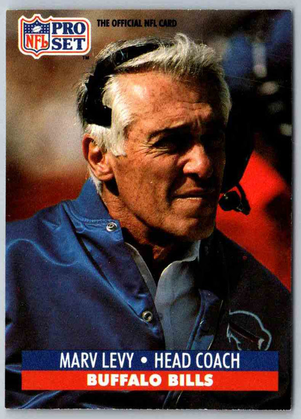 1992 Proset Marv Levy #90