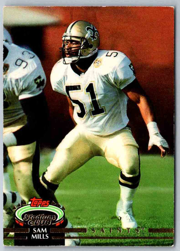 1992 Topps Stadium Club Football Sam Mills #57