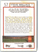 1992 Topps Steve Wallace