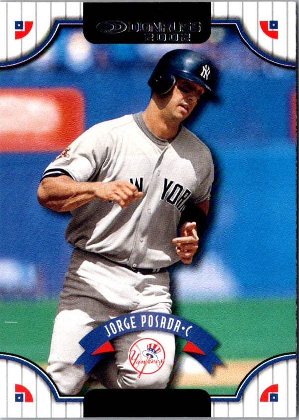 2002 Donruss Jorge Posada #93
