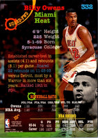 1994 Stadium Club Billy Owens #332