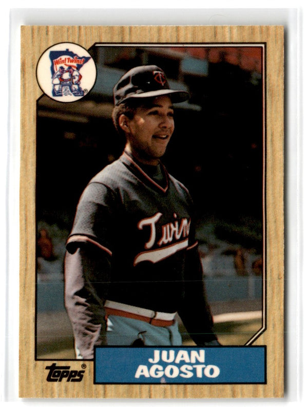 1987 Topps Tiffany Juan Agosto #277