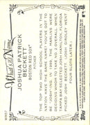 2012 Topps Allen & Ginter What's in a Name? Josh Beckett