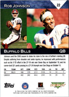 2001 Topps Debut Rob Johnson #22