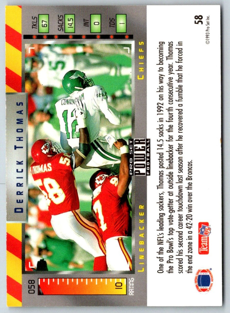 1993 Pro Set Power Derrick Thomas