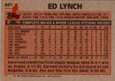 1983 Topps Ed Lynch