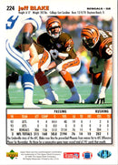 1995 Collector's Choice Player's Club Jeff Blake