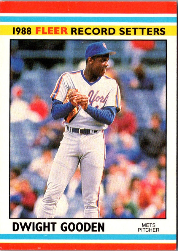 1988 Fleer Award Winners Dwight Gooden #14