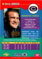 1994 Score Chris Zorich #157