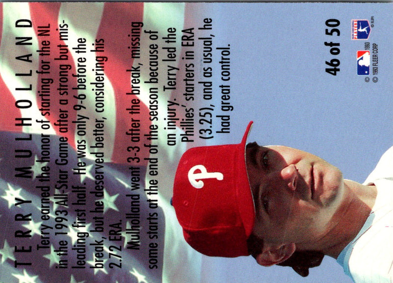 1994 Fleer All-Stars Terry Mulholland