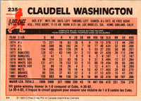1983 O-Pee-Chee Claudell Washington #235