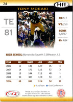 2010 HIT Aaron Hernandez/Tony Moeaki #24