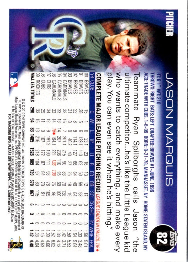 2010 Topps Jason Marquis