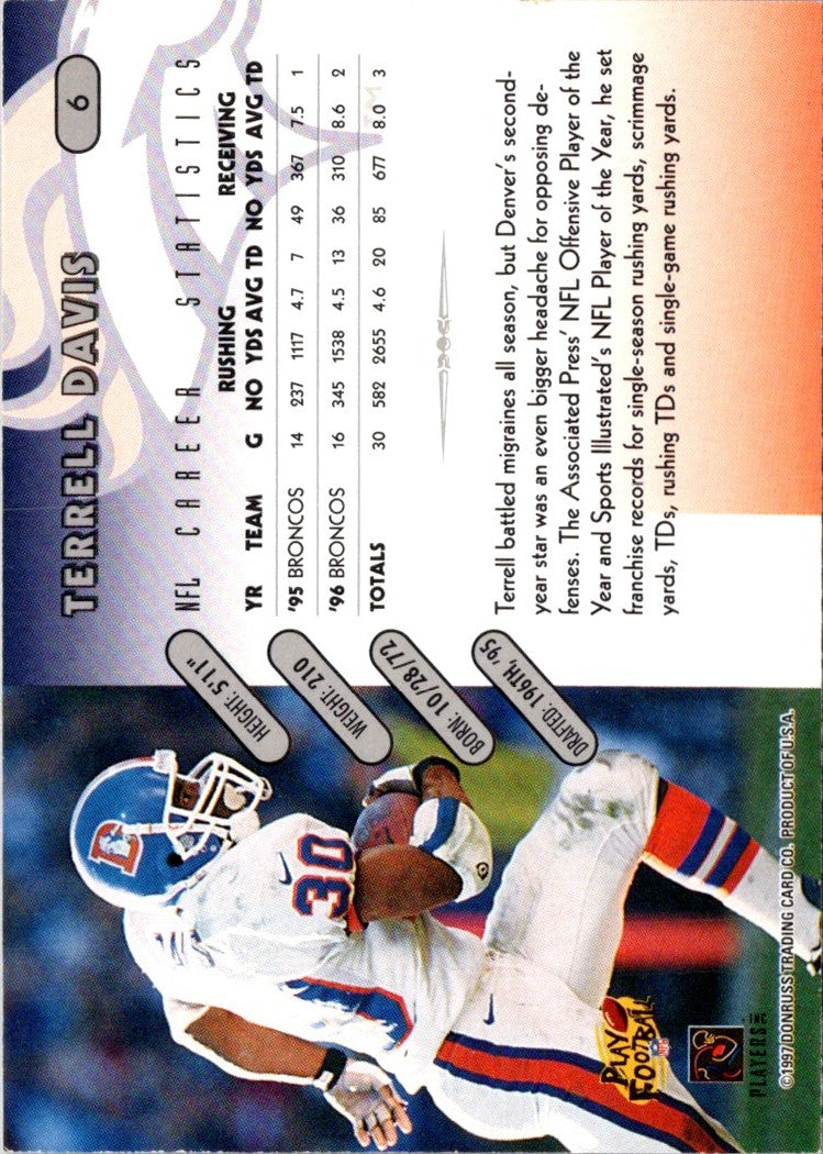 1997 Donruss Terrell Davis