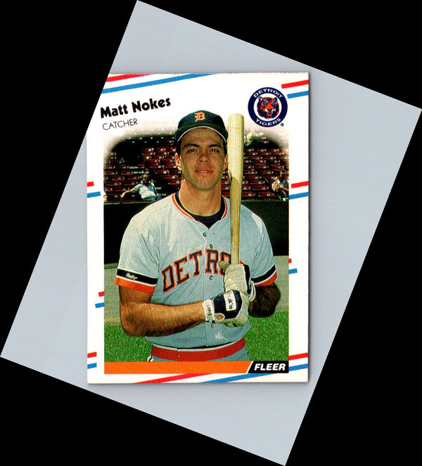 1988 Fleer Matt Nokes #66 Rookie