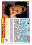 1991 Score American Mario Lemieux