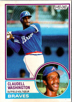 1983 O-Pee-Chee Claudell Washington #235