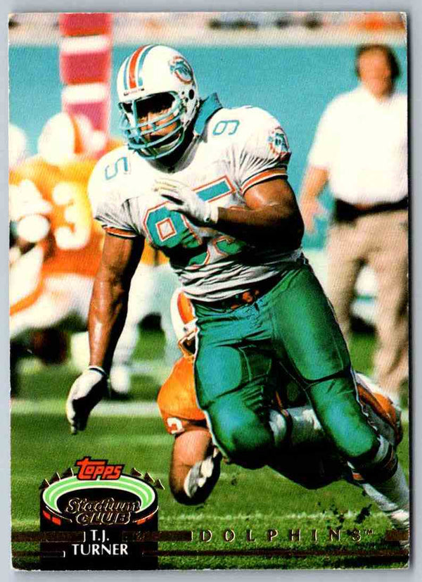 1992 Topps Stadium Club Football T.J. Turner #259