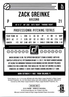 2018 Donruss Zack Greinke #53