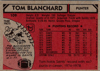 1980 Topps Tom Blanchard #109