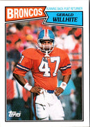 1987 Topps Gerald Willhite