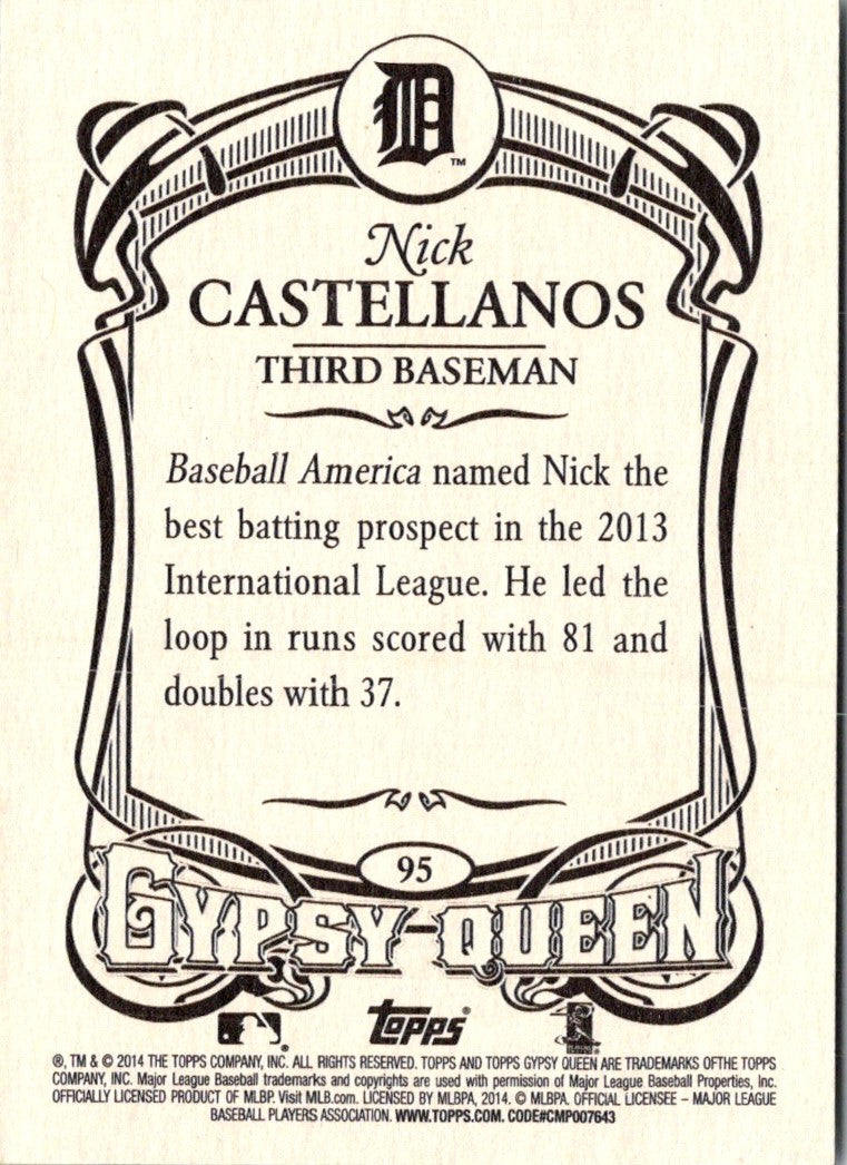 2014 Topps Gypsy Queen Nick Castellanos