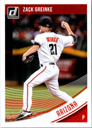 2018 Donruss Zack Greinke