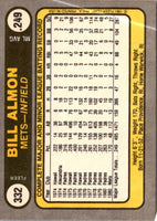 1981 Fleer Bill Almon #332
