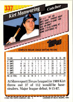 1993 Topps Gold Kirt Manwaring #337