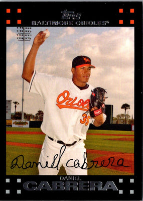 2007 Topps Daniel Cabrera #54