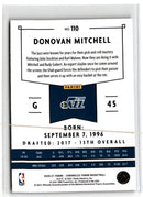 2020 Panini Chronicles Donovan Mitchell
