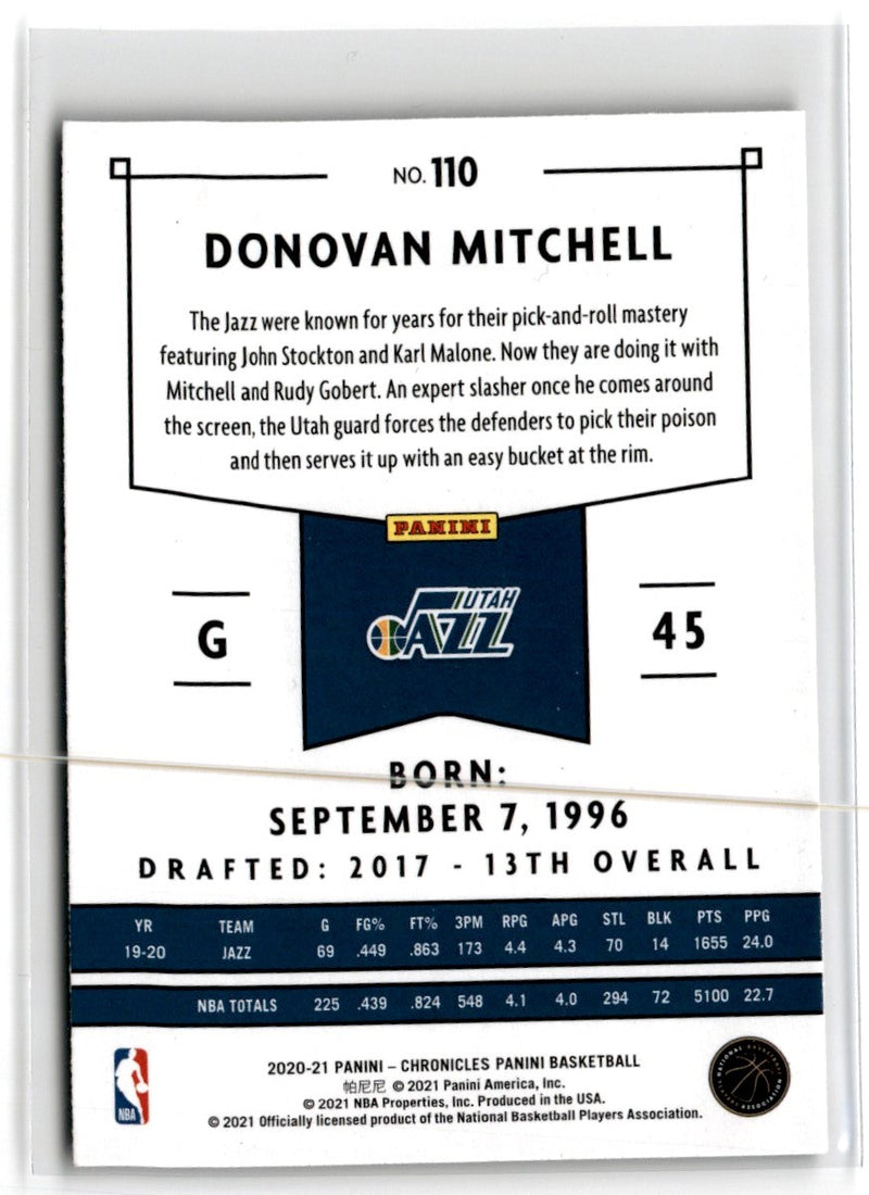 2020 Panini Chronicles Donovan Mitchell