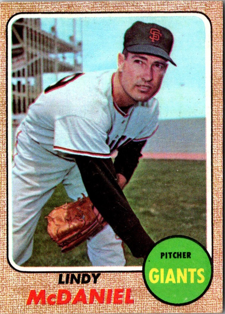 1968 Topps Lindy McDaniel