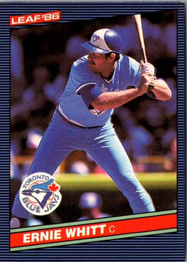 1986 Leaf Ernie Whitt #217