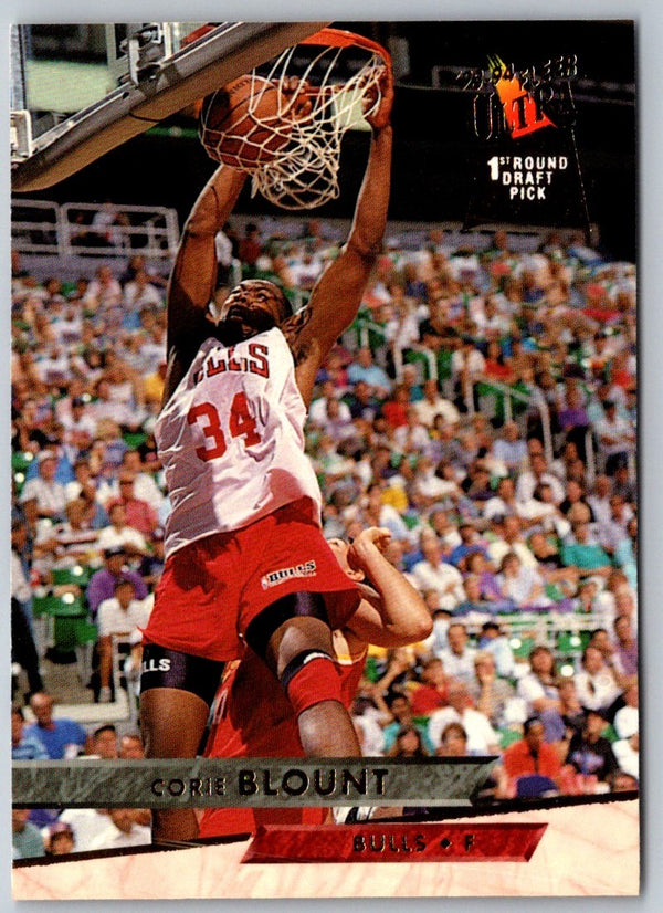 1993 Ultra Corie Blount #27 Rookie