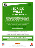2020 Donruss Jedrick Wills #269 Rookie