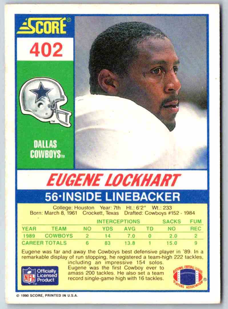 1990 Score Eugene Lockhart