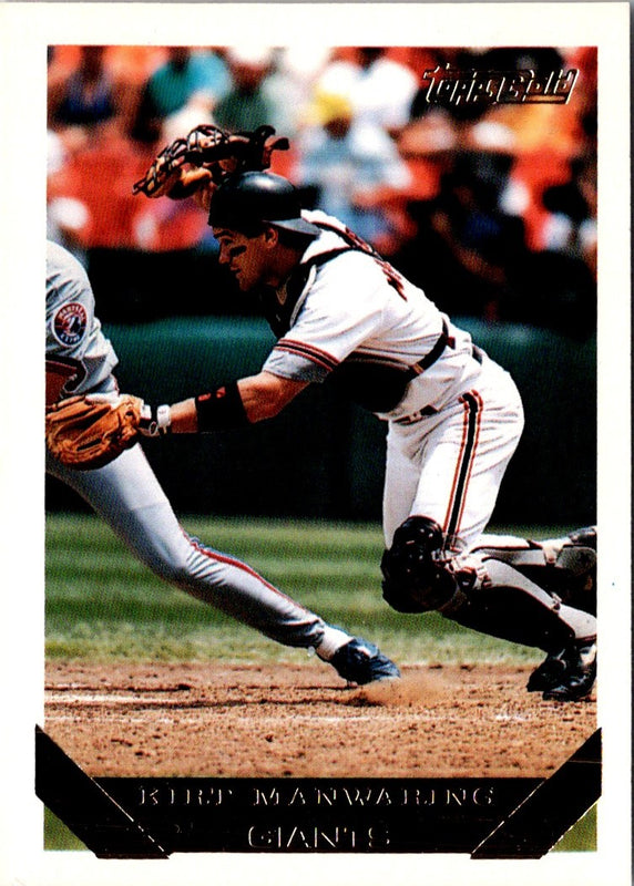 1993 Topps Gold Kirt Manwaring #337